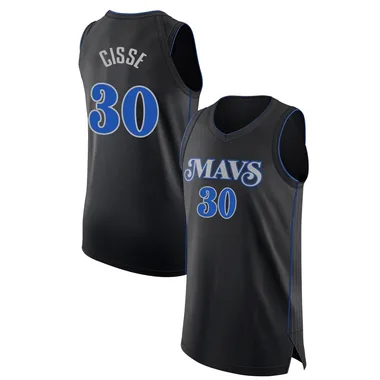 Authentic Black Moussa Cisse Men's Dallas Mavericks Nike 2023/24 City Edition Jersey
