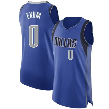 Authentic Royal Dante Exum Youth Dallas Mavericks Nike 2020/21 Jersey - Icon Edition