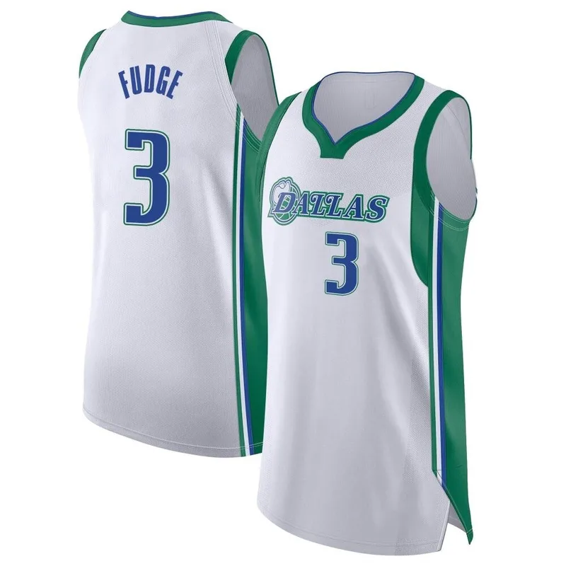 Authentic White Alex Fudge Men's Dallas Mavericks Nike 2021/22 City Edition Jersey