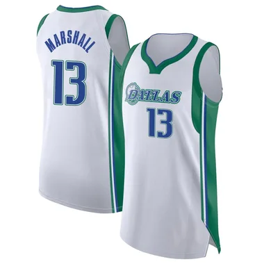 Authentic White Naji Marshall Men's Dallas Mavericks Nike 2021/22 City Edition Jersey