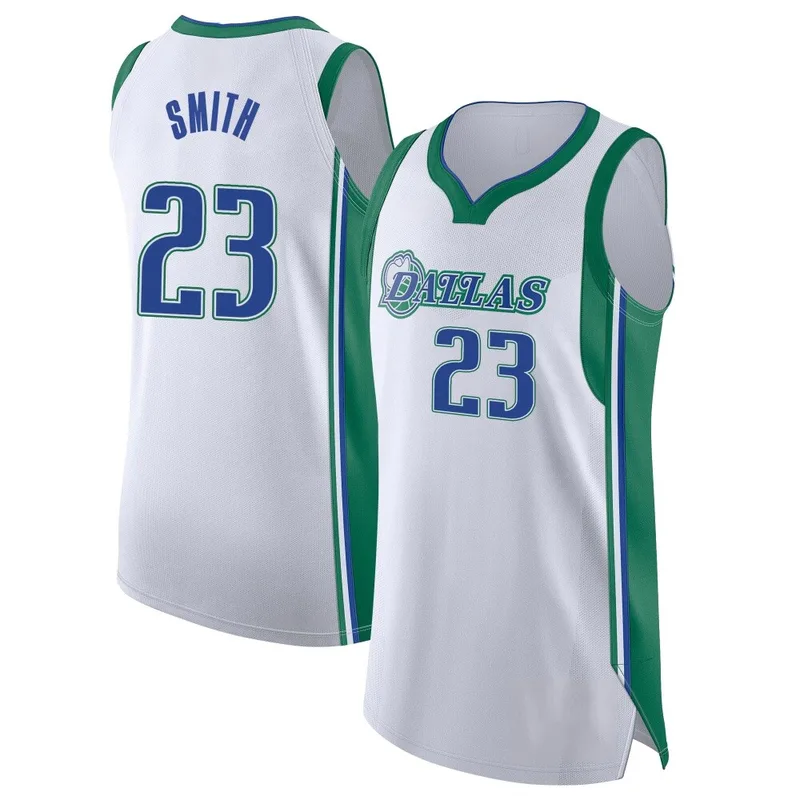 Authentic White Tyler Smith Men's Dallas Mavericks Nike 2021/22 City Edition Jersey