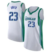 Authentic White Tyler Smith Youth Dallas Mavericks Nike 2021/22 City Edition Jersey