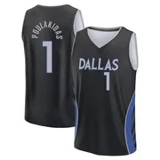 Fast Break Black John Poulakidas Youth Dallas Mavericks 2025/26 City Edition Jersey