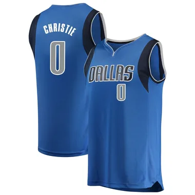 Fast Break Blue Max Christie Men's Dallas Mavericks Fanatics Branded Jersey - Icon Edition