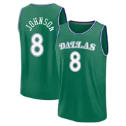 Fast Break Green AJ Johnson Youth Dallas Mavericks 2025/26 Classic Edition Jersey