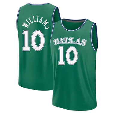 Fast Break Green Brandon Williams Youth Dallas Mavericks 2025/26 Classic Edition Jersey
