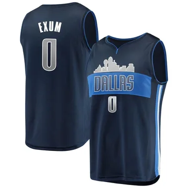 Fast Break Navy Dante Exum Youth Dallas Mavericks Fanatics Branded Jersey - Statement Edition