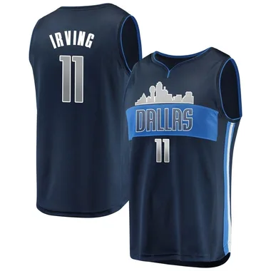 Fast Break Navy Kyrie Irving Men's Dallas Mavericks Fanatics Branded Jersey - Statement Edition