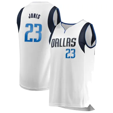 Fast Break White Kai Jones Youth Dallas Mavericks Fanatics Branded Jersey - Association Edition