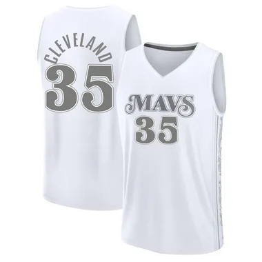 Fast Break White Matthew Cleveland Men's Dallas Mavericks 2024/25 City Edition Jersey
