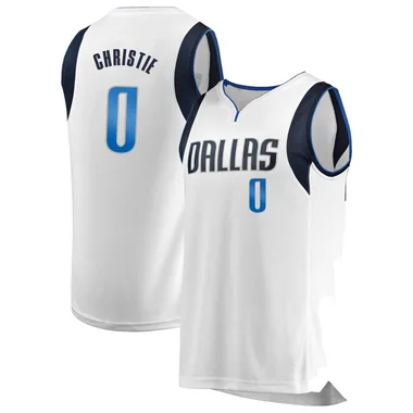 Fast Break White Max Christie Youth Dallas Mavericks Fanatics Branded Jersey - Association Edition