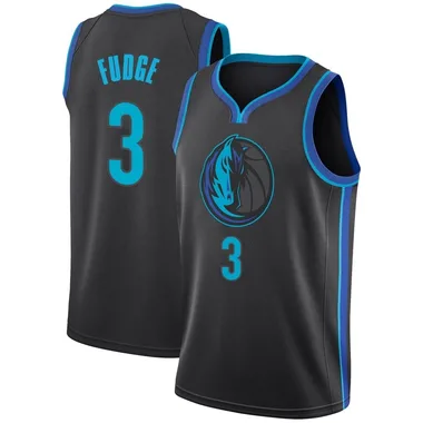 Swingman Anthracite Alex Fudge Men's Dallas Mavericks Nike 2018/19 Jersey - City Edition