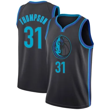 Swingman Anthracite Klay Thompson Men's Dallas Mavericks Nike 2018/19 Jersey - City Edition