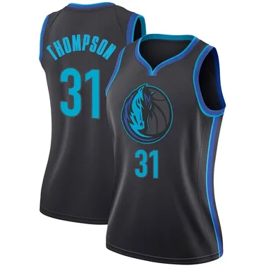 Swingman Anthracite Klay Thompson Women's Dallas Mavericks Nike 2018/19 Jersey - City Edition