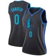 Swingman Anthracite Max Christie Women's Dallas Mavericks Nike 2018/19 Jersey - City Edition
