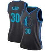 Swingman Anthracite Moussa Cisse Women's Dallas Mavericks Nike 2018/19 Jersey - City Edition