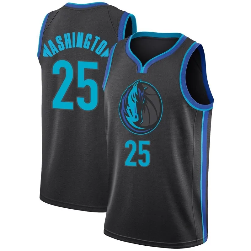 Swingman Anthracite P.J. Washington Men's Dallas Mavericks Nike 2018/19 Jersey - City Edition