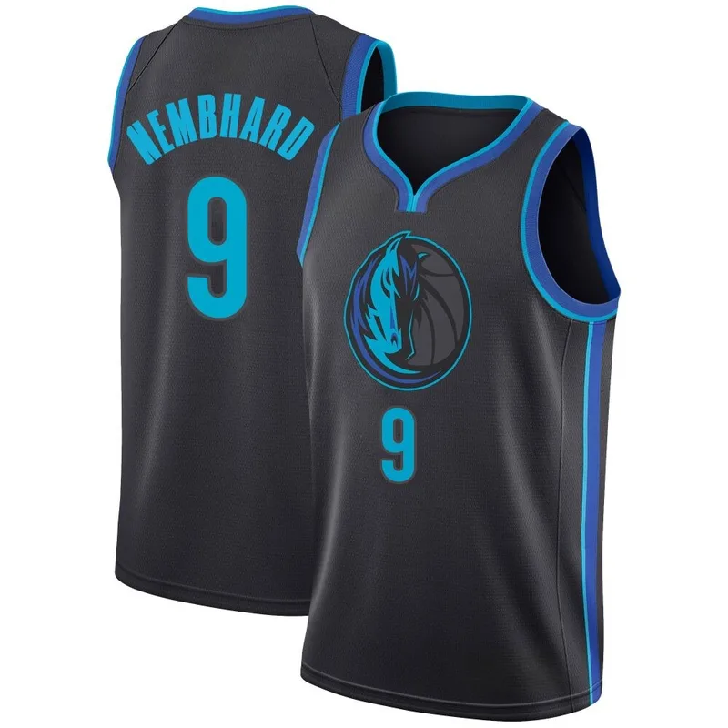 Swingman Anthracite Ryan Nembhard Men's Dallas Mavericks Nike 2018/19 Jersey - City Edition