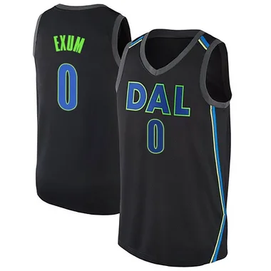 Swingman Black Dante Exum Men's Dallas Mavericks Nike Jersey - City Edition