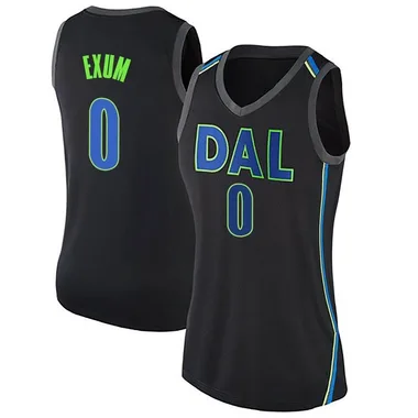 Swingman Black Dante Exum Women's Dallas Mavericks Nike Jersey - City Edition