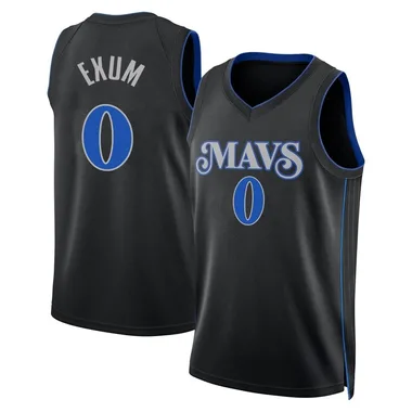 Swingman Black Dante Exum Youth Dallas Mavericks Nike 2023/24 City Edition Jersey