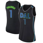 Swingman Black John Poulakidas Women's Dallas Mavericks Nike Jersey - City Edition