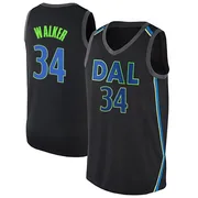Swingman Black Kemba Walker Men's Dallas Mavericks Nike Jersey - City Edition