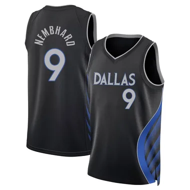 Swingman Black Ryan Nembhard Youth Dallas Mavericks Nike 2025/26 City Edition Jersey