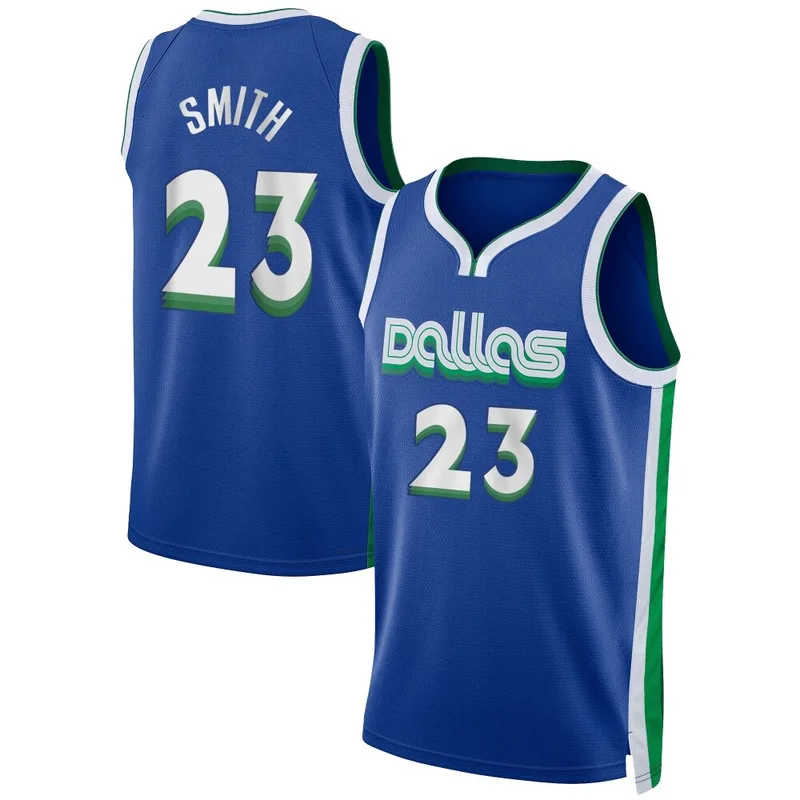 Swingman Blue Tyler Smith Men's Dallas Mavericks Nike 2022/23 City Edition Jersey
