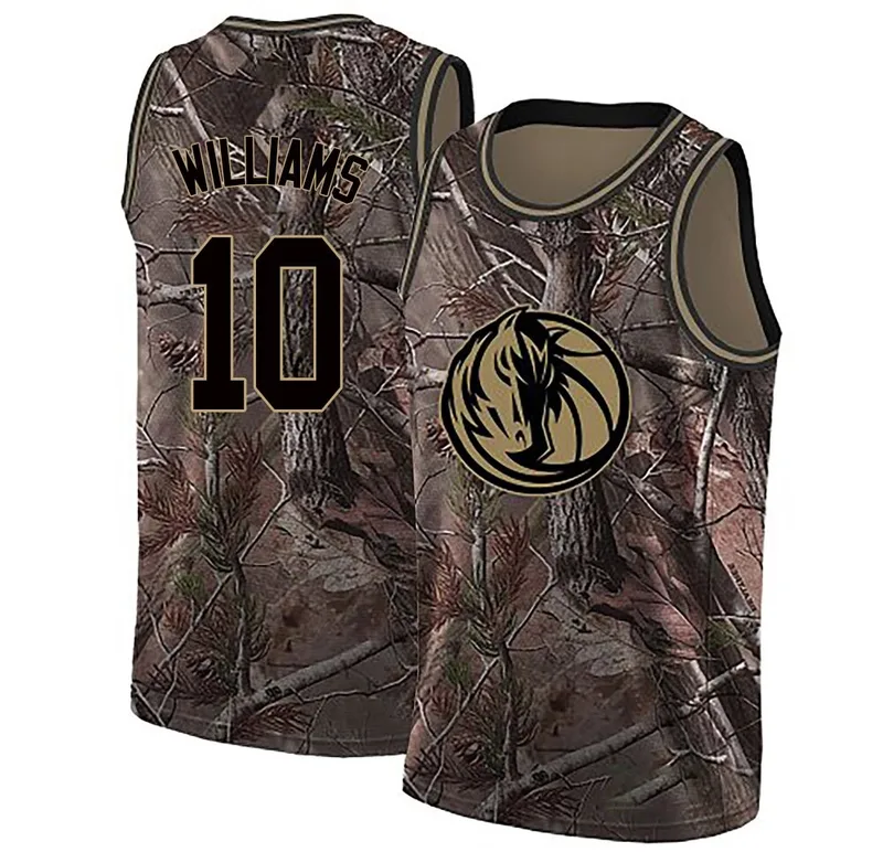 Swingman Camo Brandon Williams Men's Dallas Mavericks Nike Realtree Collection Jersey