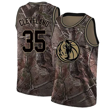 Swingman Camo Matthew Cleveland Youth Dallas Mavericks Nike Realtree Collection Jersey
