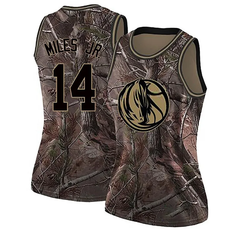 Swingman Camo Mike Miles Jr. Women's Dallas Mavericks Nike Realtree Collection Jersey