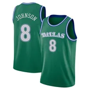 Swingman Green AJ Johnson Youth Dallas Mavericks Nike 2020/21 Hardwood Classics Jersey