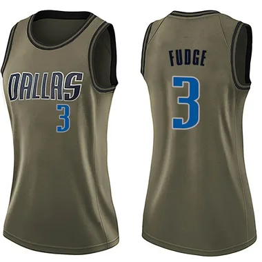 Swingman Green Alex Fudge Women's Dallas Mavericks Nike Salute to Service Jersey
