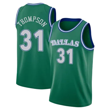 Swingman Green Klay Thompson Men's Dallas Mavericks Nike 2020/21 Hardwood Classics Jersey