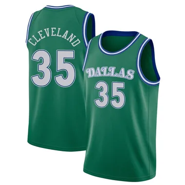 Swingman Green Matthew Cleveland Men's Dallas Mavericks Nike 2020/21 Hardwood Classics Jersey