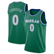 Swingman Green Max Christie Men's Dallas Mavericks Nike 2020/21 Hardwood Classics Jersey