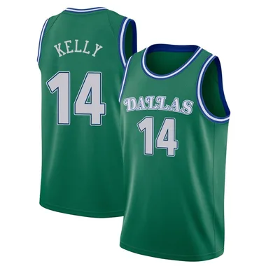 Swingman Green Miles Kelly Youth Dallas Mavericks Nike 2020/21 Hardwood Classics Jersey