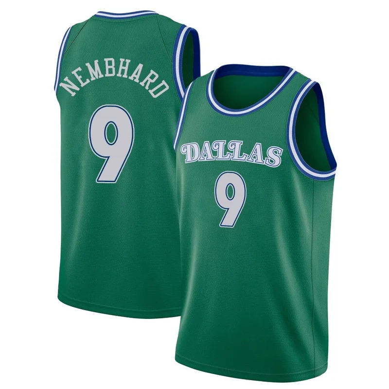 Swingman Green Ryan Nembhard Men's Dallas Mavericks Nike 2020/21 Hardwood Classics Jersey
