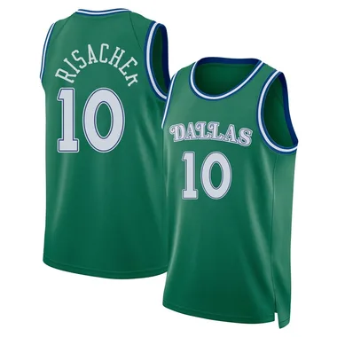 Swingman Green Zaccharie Risacher Youth Dallas Mavericks Nike 2025/26 Classic Edition Jersey