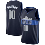 Swingman Navy Brandon Williams Men's Dallas Mavericks Nike Jersey - Statement Edition
