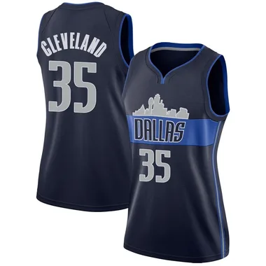 Swingman Navy Matthew Cleveland Women's Dallas Mavericks Nike Jersey - Statement Edition