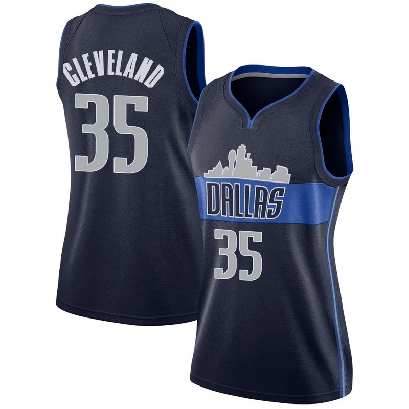 Swingman Navy Matthew Cleveland Women's Dallas Mavericks Nike Jersey - Statement Edition