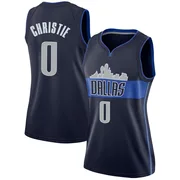 Swingman Navy Max Christie Women's Dallas Mavericks Nike Jersey - Statement Edition