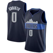 Swingman Navy Max Christie Youth Dallas Mavericks Nike Jersey - Statement Edition