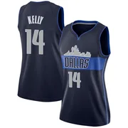 Swingman Navy Miles Kelly Women's Dallas Mavericks Nike Jersey - Statement Edition