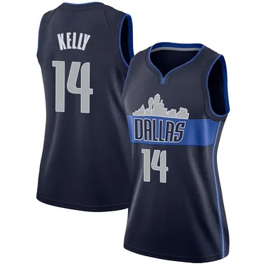 Swingman Navy Miles Kelly Women's Dallas Mavericks Nike Jersey - Statement Edition