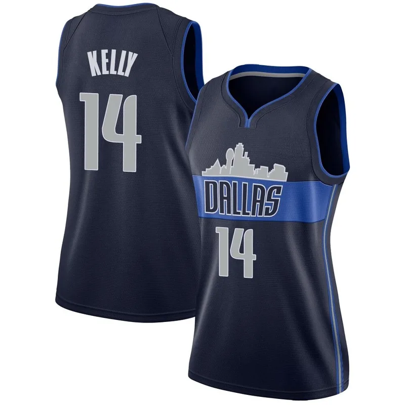 Swingman Navy Miles Kelly Women's Dallas Mavericks Nike Jersey - Statement Edition
