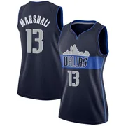 Swingman Navy Naji Marshall Women's Dallas Mavericks Nike Jersey - Statement Edition
