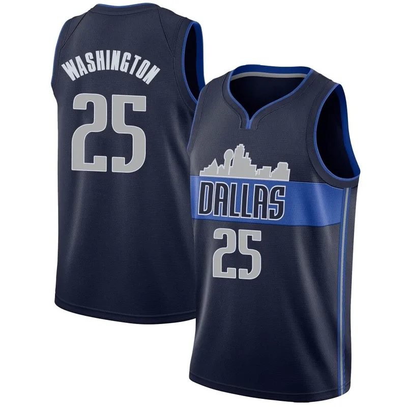 Swingman Navy P.J. Washington Men's Dallas Mavericks Nike Jersey - Statement Edition